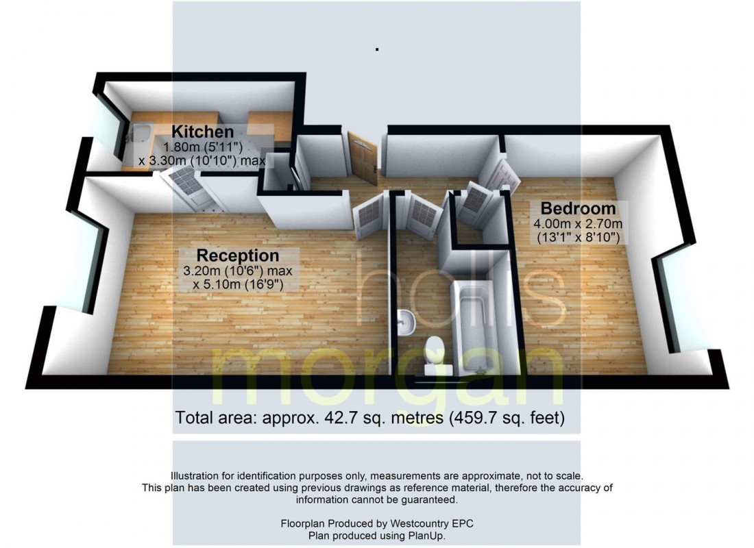 Floorplan for FLAT FOR UPDATING - FROME