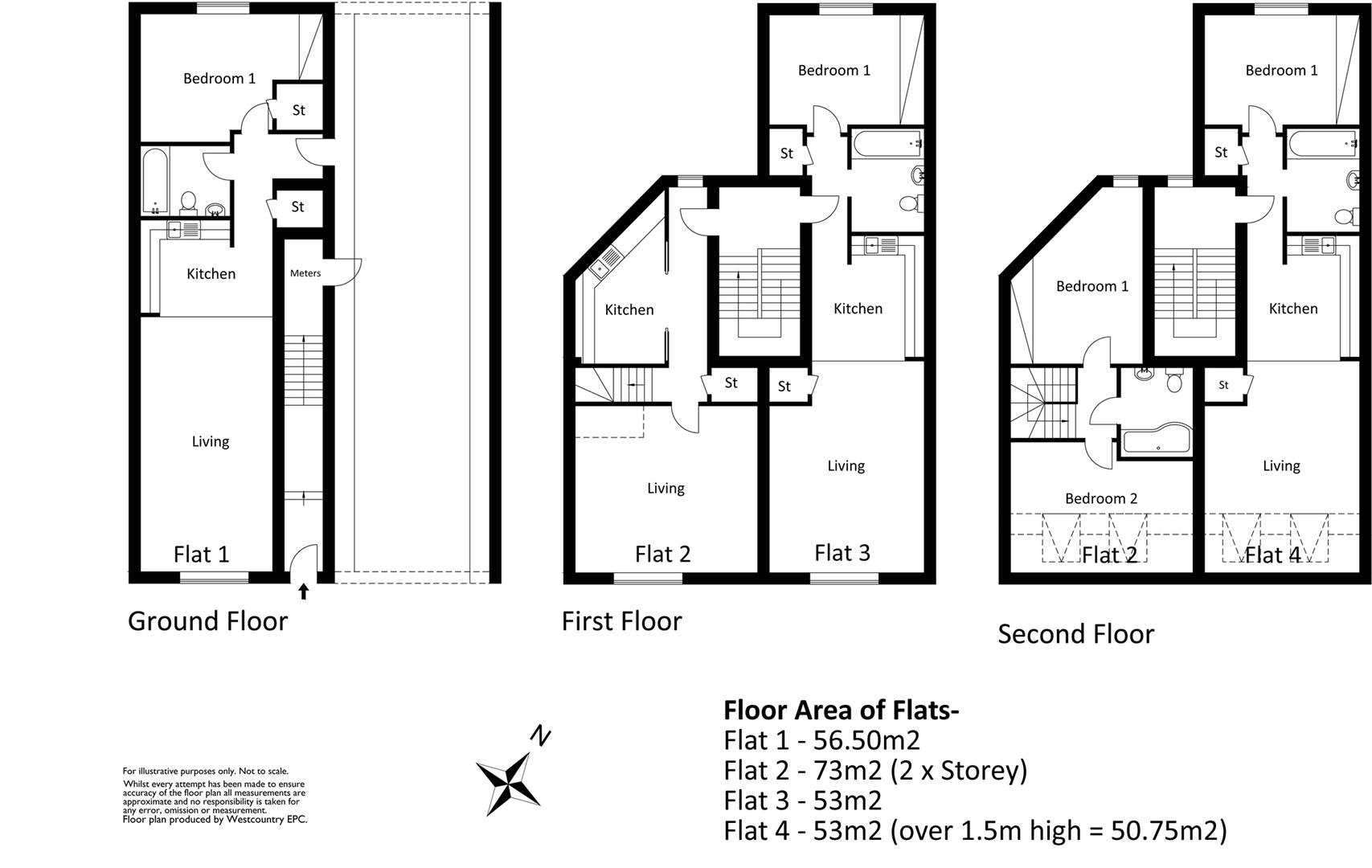 Floorplans For Sion Court, Bedminster