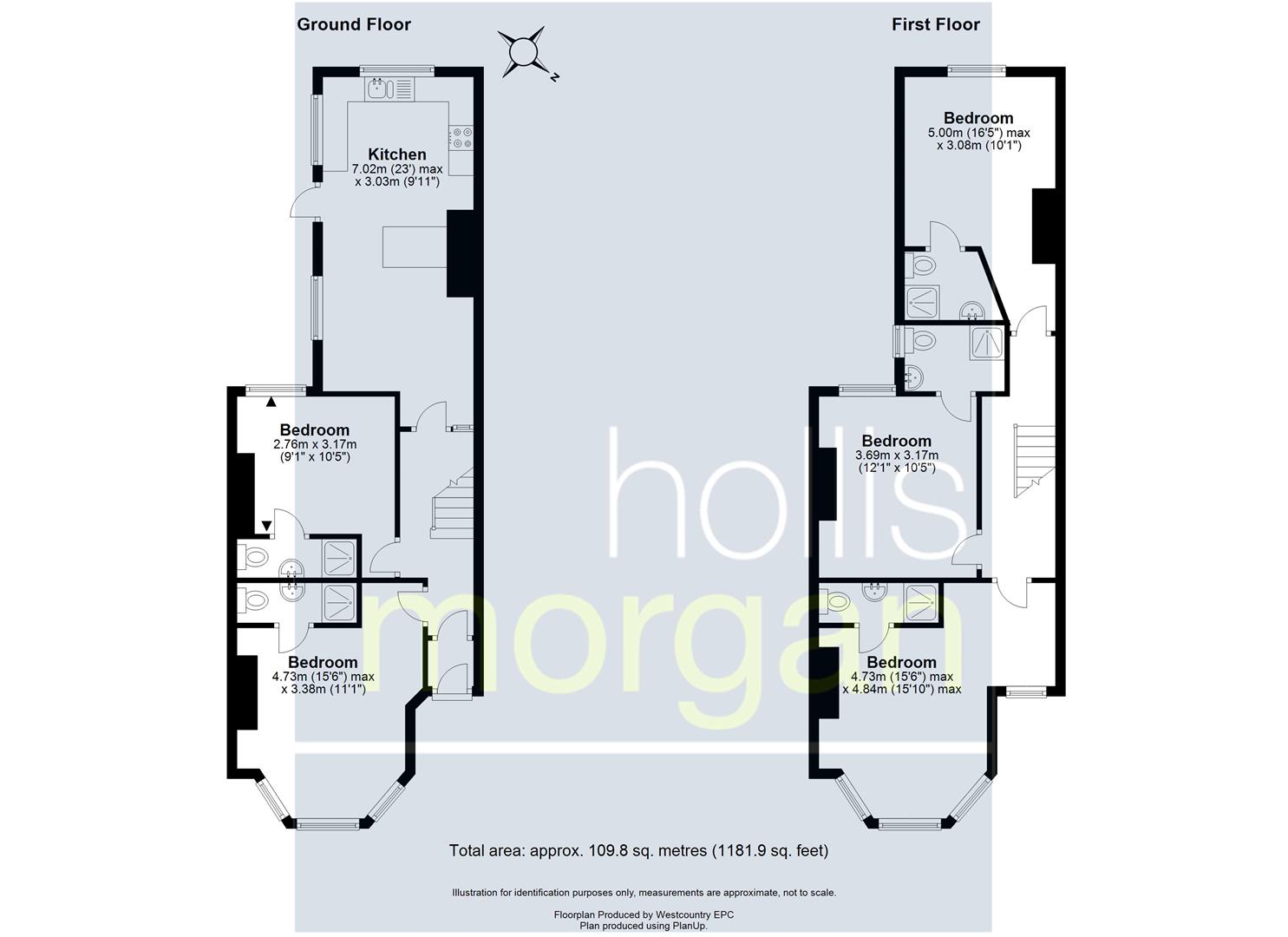 Floorplans For 5 BED HMO - SOUTHVILLE ( £37K )
