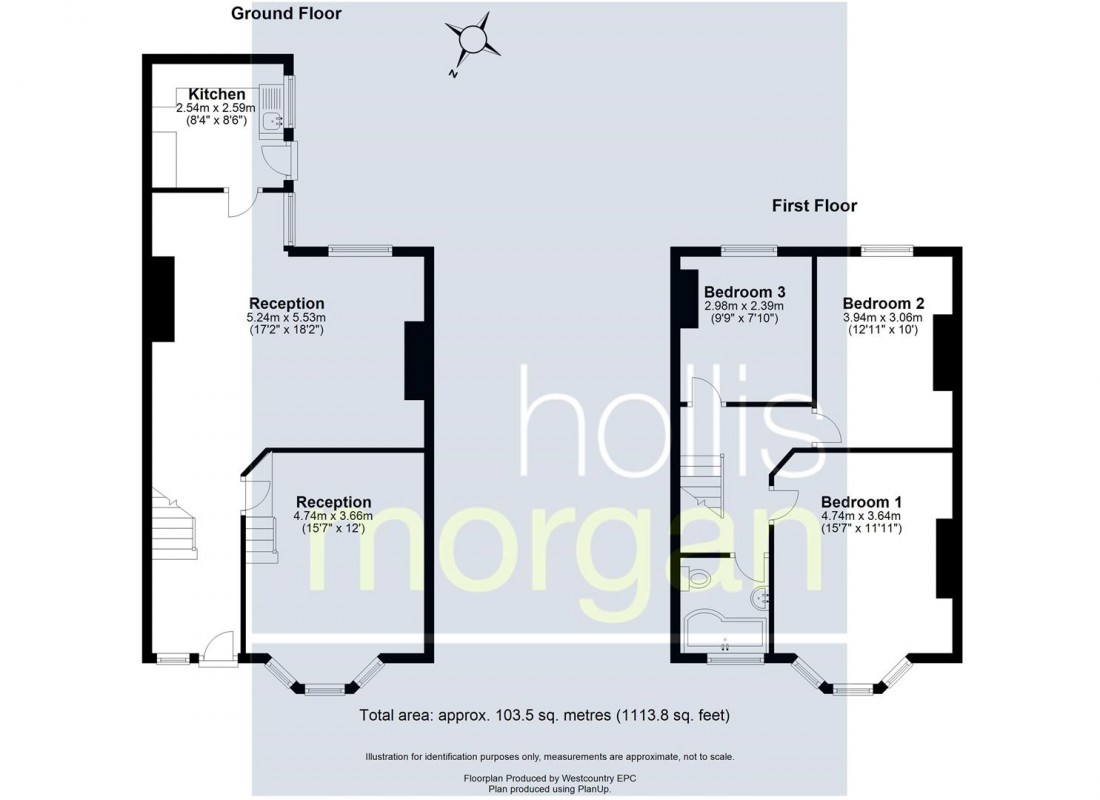 Floorplan for END OF TERRACE - BRISLINGTON