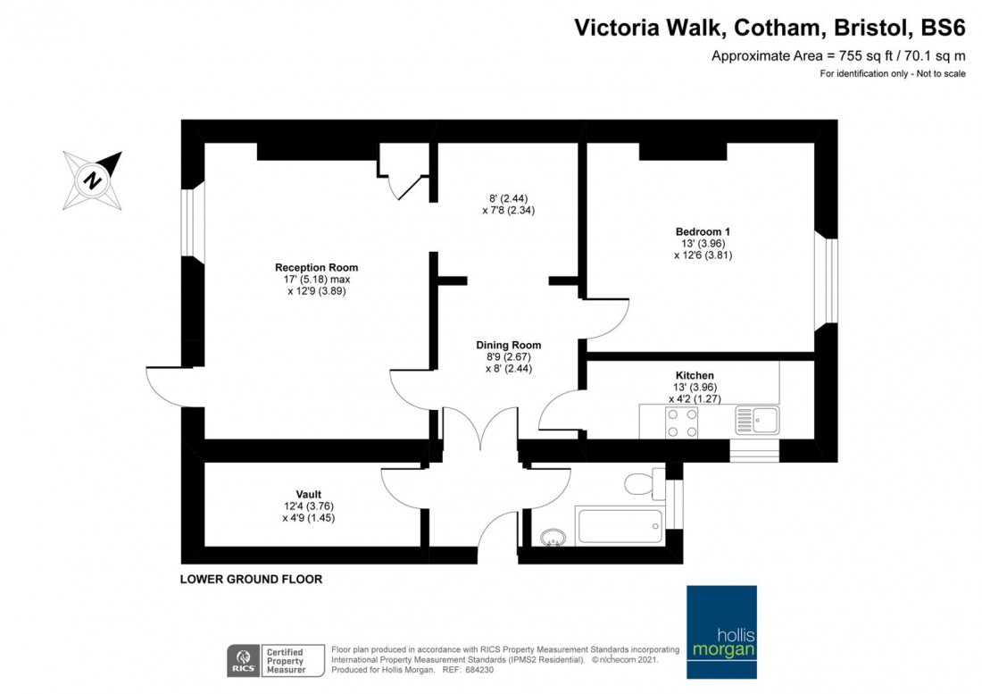 Floorplan for Victoria Walk, Cotham