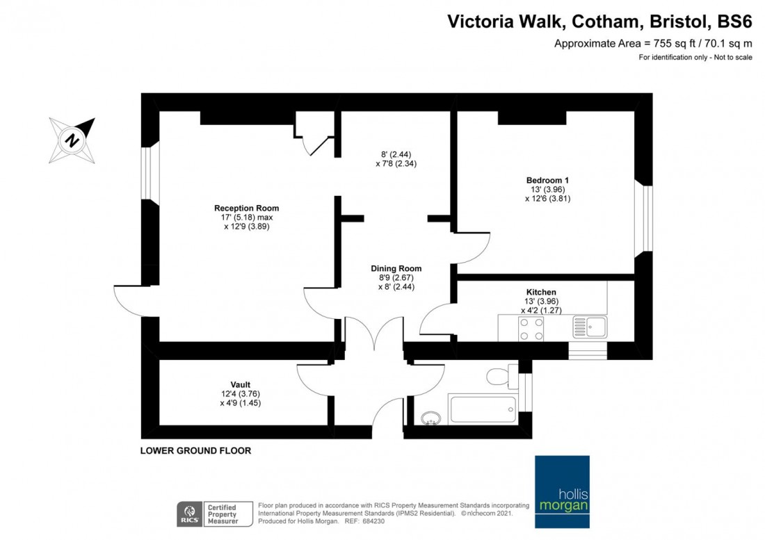 Floorplan for Victoria Walk, Cotham