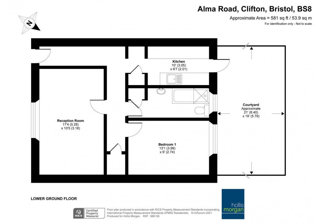 Floorplan for Alma Road, Clifton