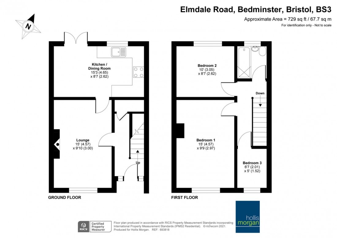 Floorplan for Elmdale Road, Bedminster