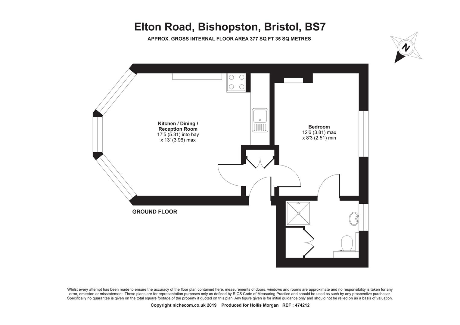 Floorplans For Elton Road, Bishopston