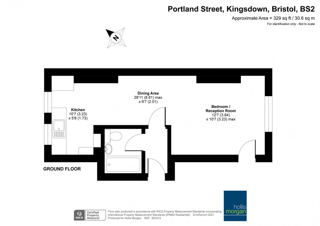 Floorplan for Portland Street, Kingsdown