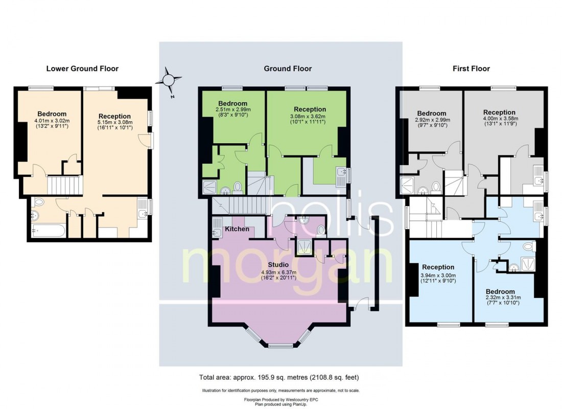 Floorplan for BLOCK OF 5 FLATS / FAMILY HOME