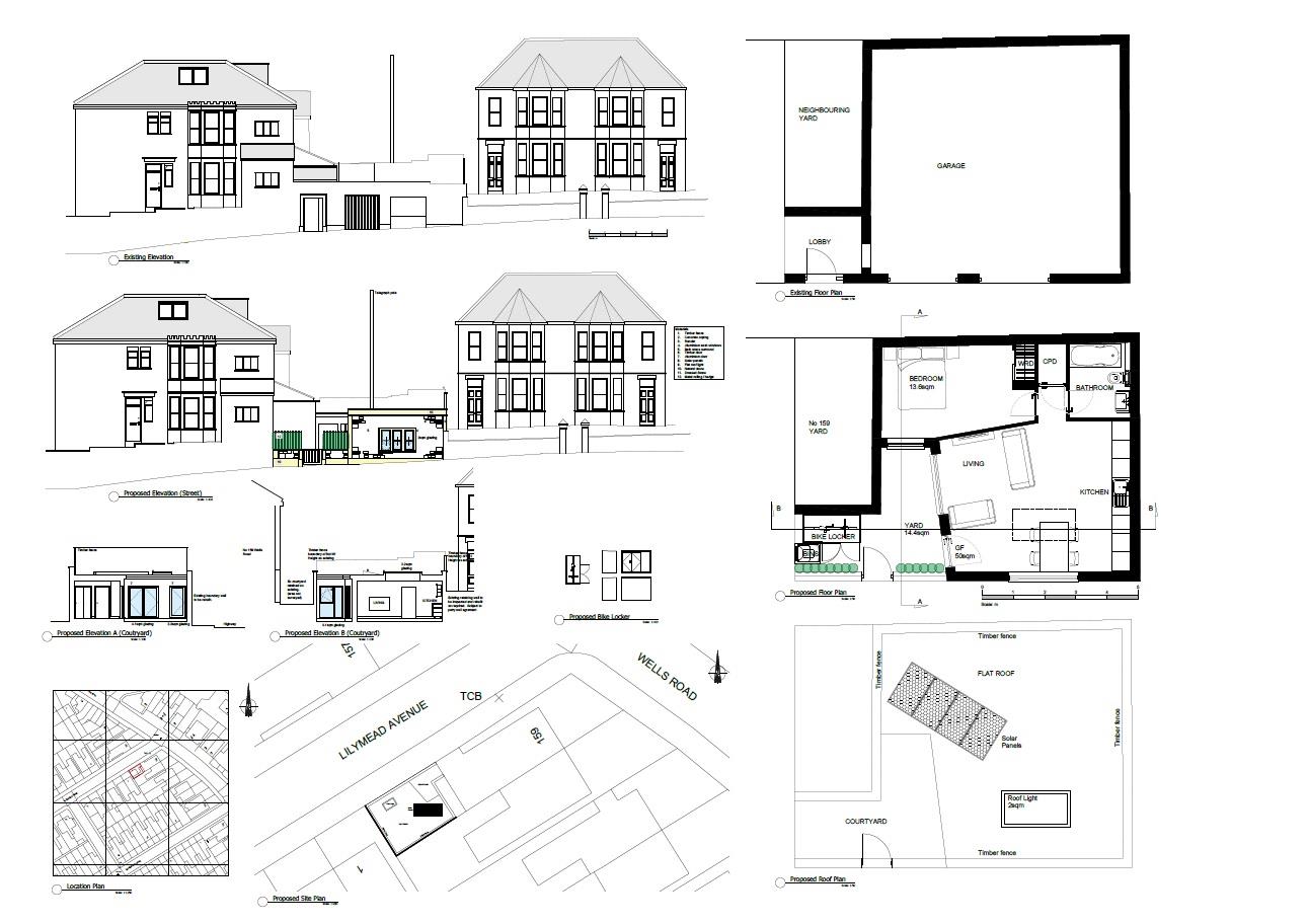 Floorplans For LAND & GARAGES - KNOWLE