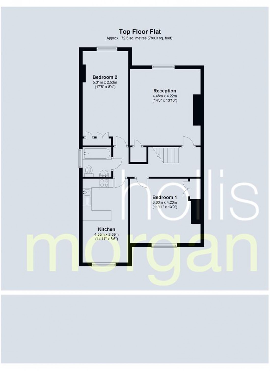 Floorplan for Cotham Road, Cotham, Bristol