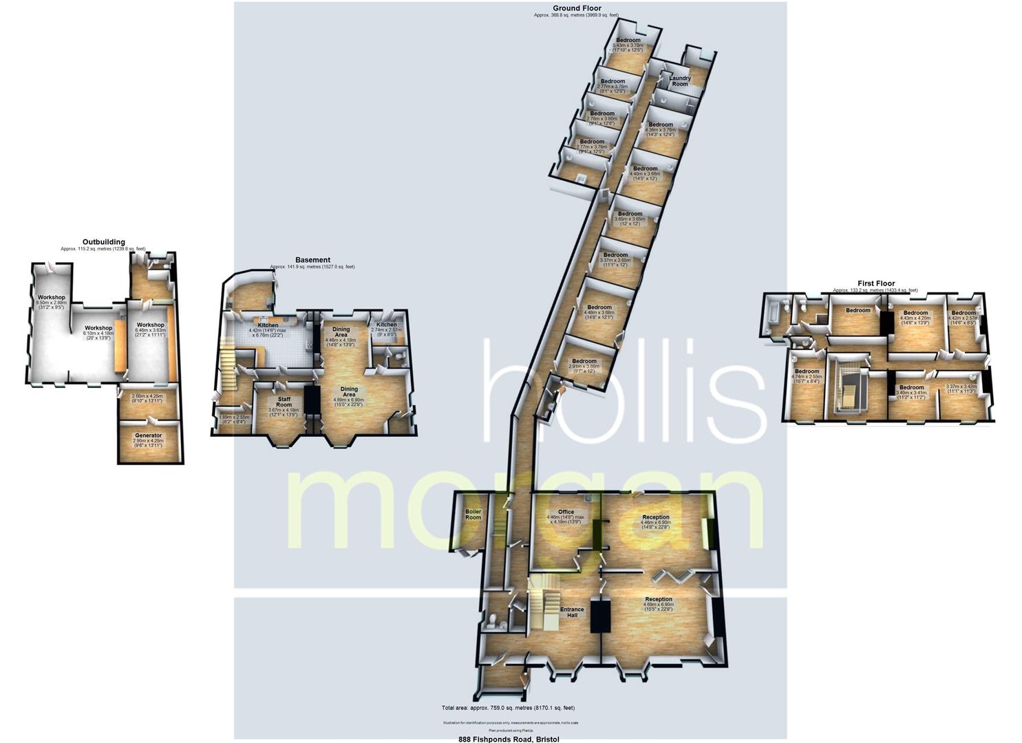 Floorplans For DETACHED HOUSE ON 0.5 ACRE PLOT - FISHPONDS
