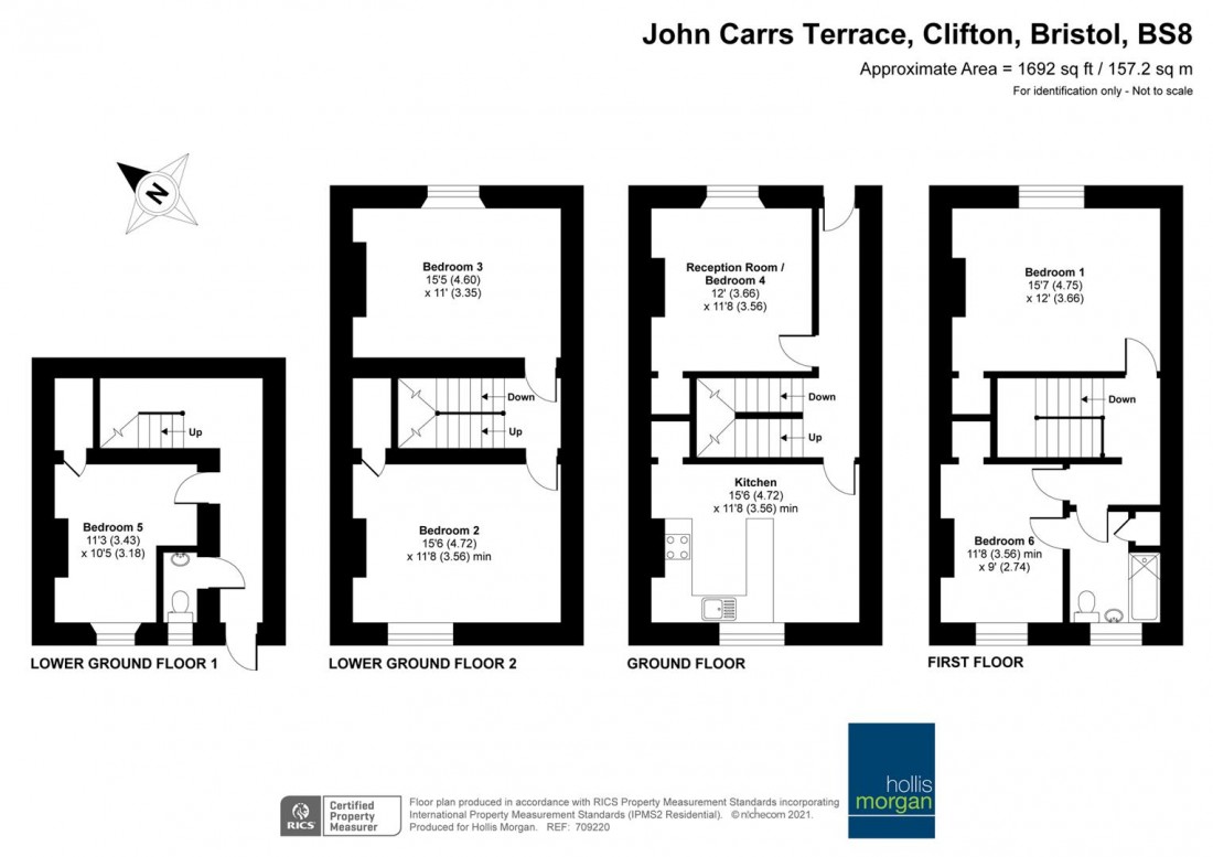 Floorplan for John Carrs Terrace, Clifton