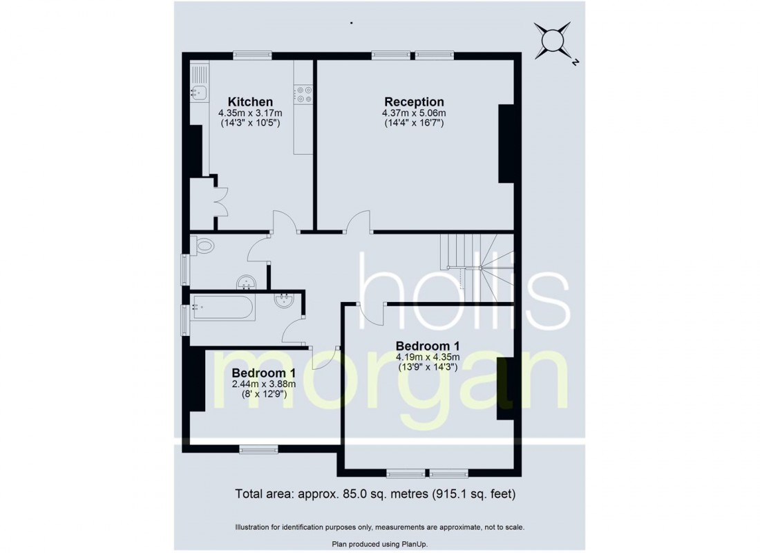 Floorplan for FREEHOLD BLOCK OF FLATS - CLIFTON
