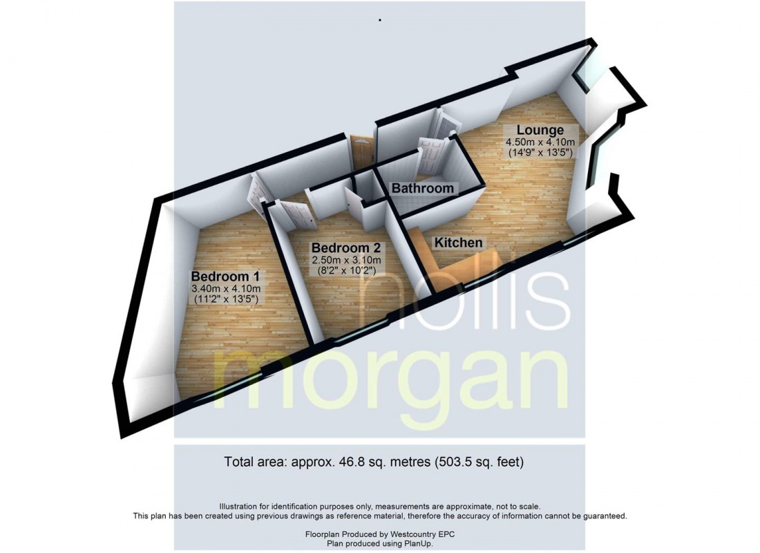 Floorplan for VACANT CITY APARTMENT - BRADLEY HOUSE