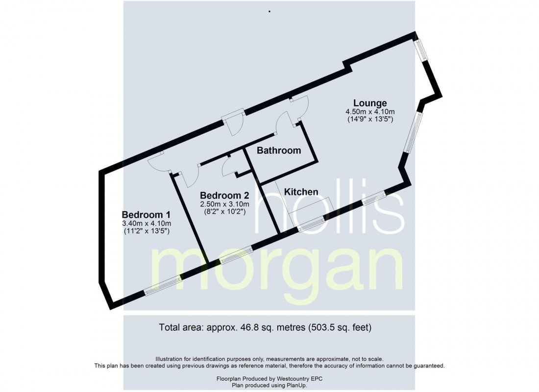Floorplan for VACANT CITY APARTMENT - BRADLEY HOUSE