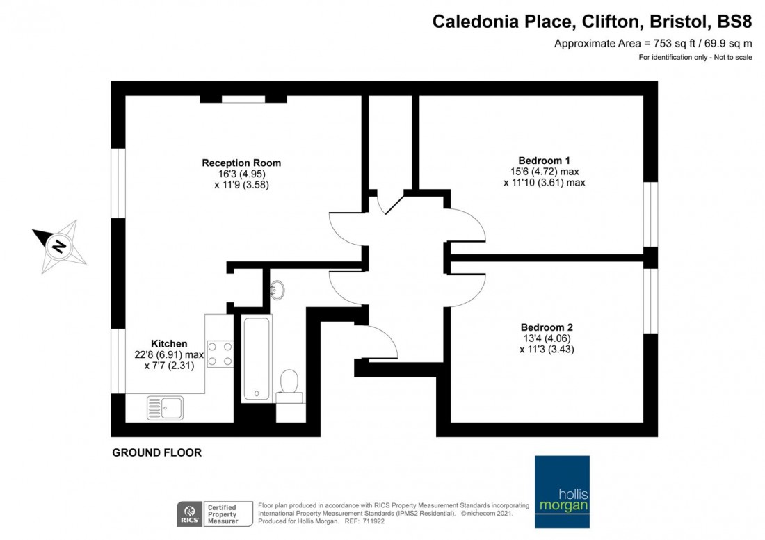 Floorplan for Caledonia Place, Clifton