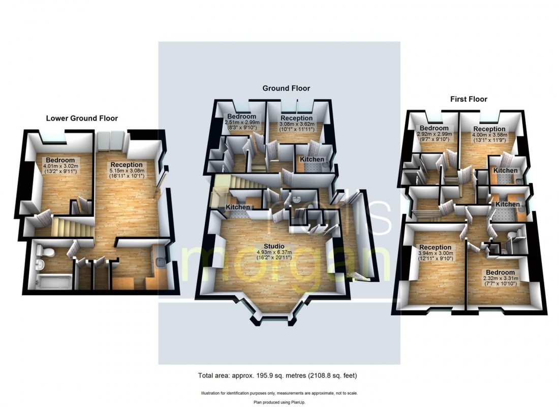 Floorplan for BLOCK OF 5 FLATS / FAMILY HOME