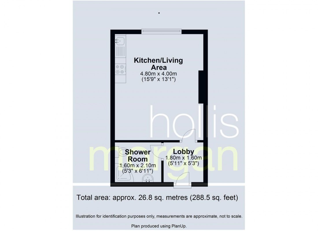 Floorplan for VACANT STUDIO - CITY CENTRE