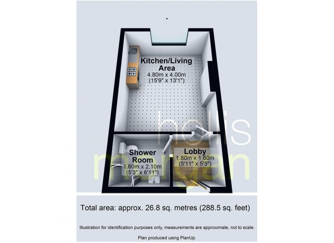 Floorplan for VACANT STUDIO - CITY CENTRE