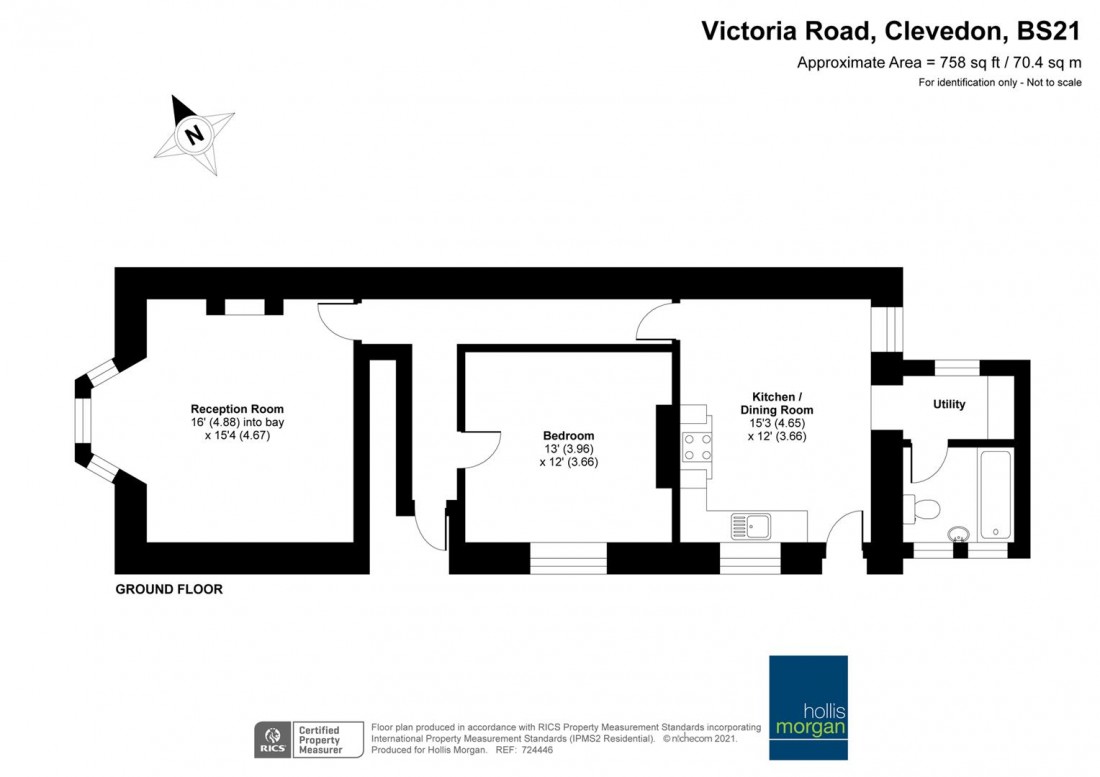 Floorplan for GARDEN FLAT - CASH BUYERS ONLY