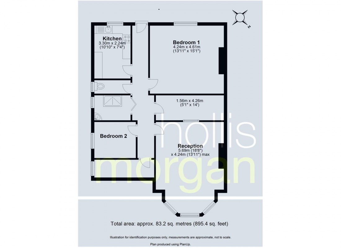 Floorplan for FREEHOLD BLOCK OF FLATS - CLIFTON