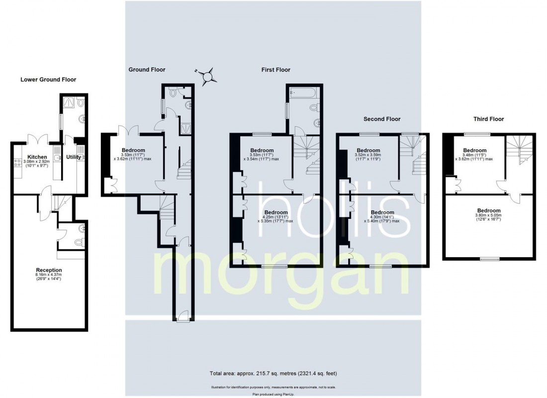 Floorplan for 7 BED HMO ( £46k pa) STOKES CROFT