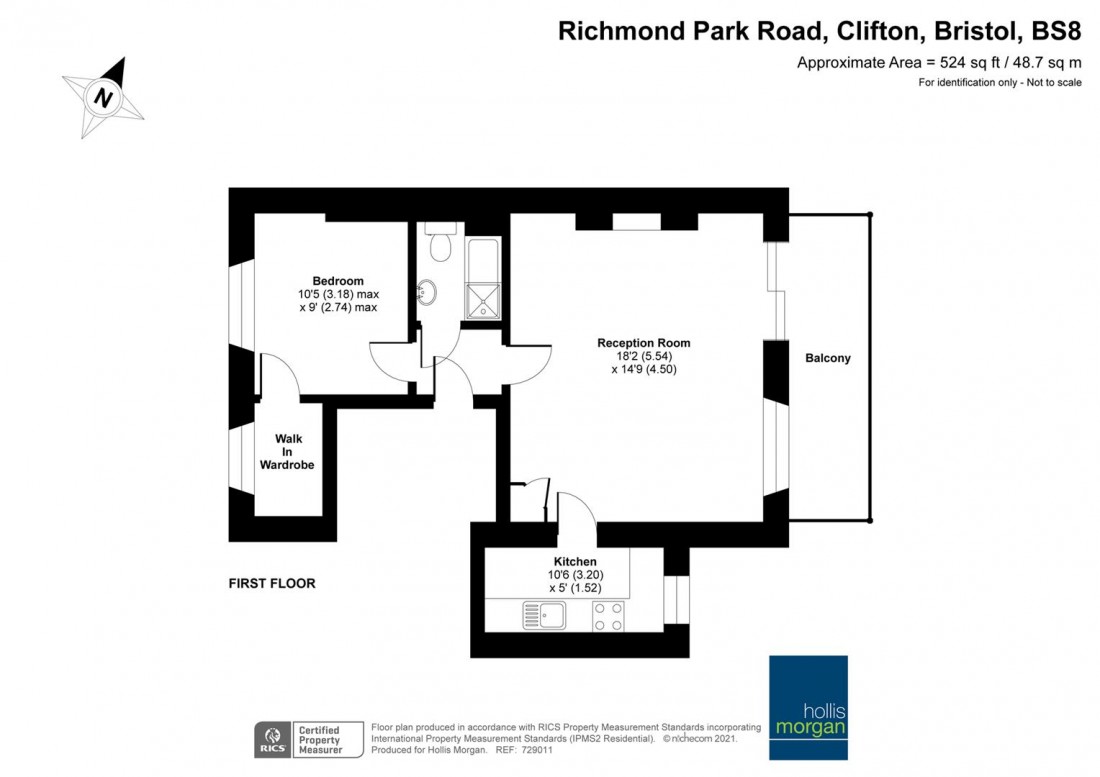 Floorplan for Richmond Park Road, Clifton