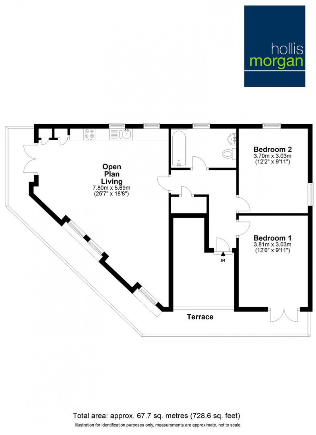 Floorplan for Melton Crescent, Horfield