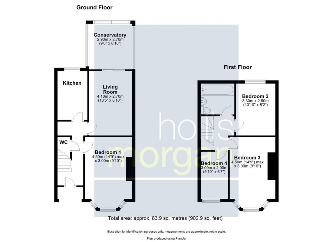 Floorplan for 4 BED ( £23K ) / FAMILY HOME / UPDATING