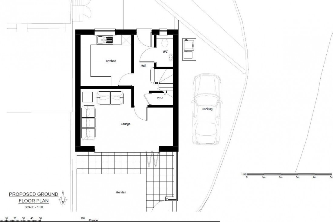 Floorplan for PLOT WITH PLANNING - DETACHED HOUSE