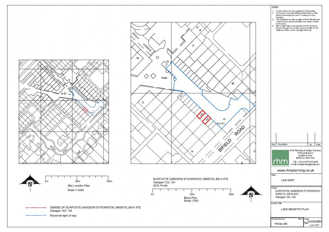 Floorplan for 2 GARAGES - STOCKWOOD