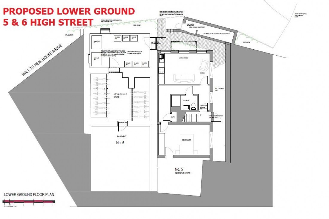 Floorplan for PLANNING GRANTED - 4 x 1 BED FLATS