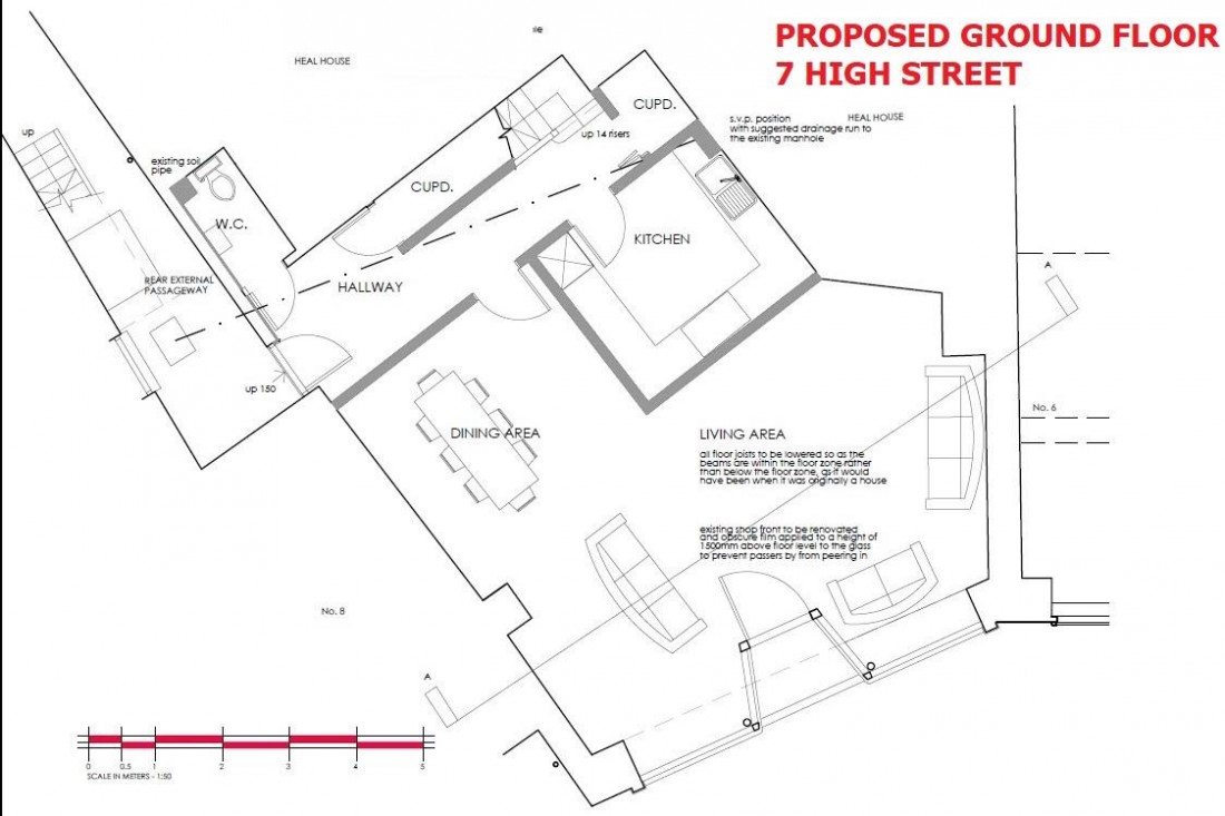 Floorplan for PLANNING GRANTED - 3 BED HOUSE