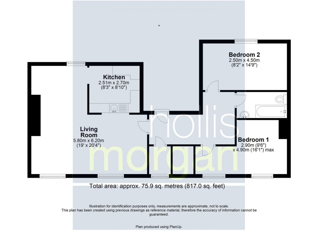 Floorplan for FLAT FOR BASIC UPDATING - BATH