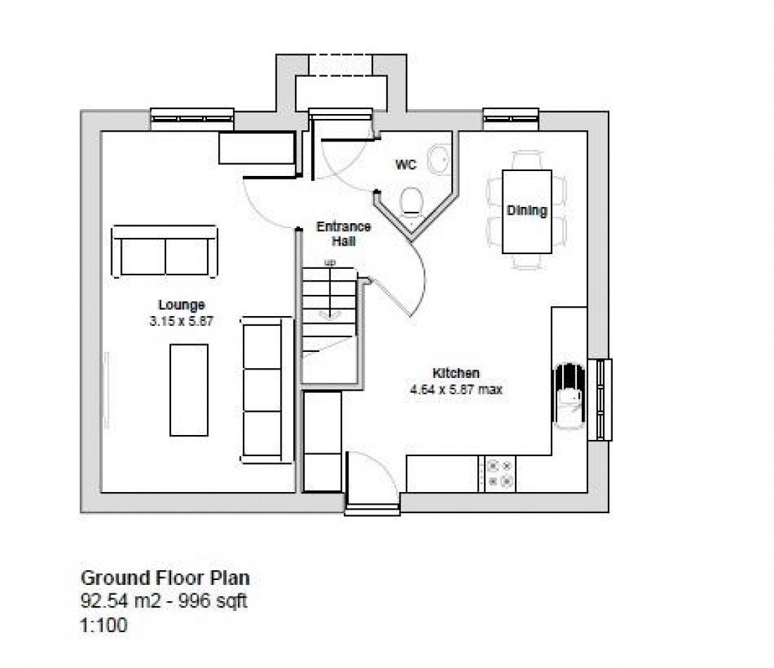 Floorplan for BUILDING PLOT - BRIDGWATER