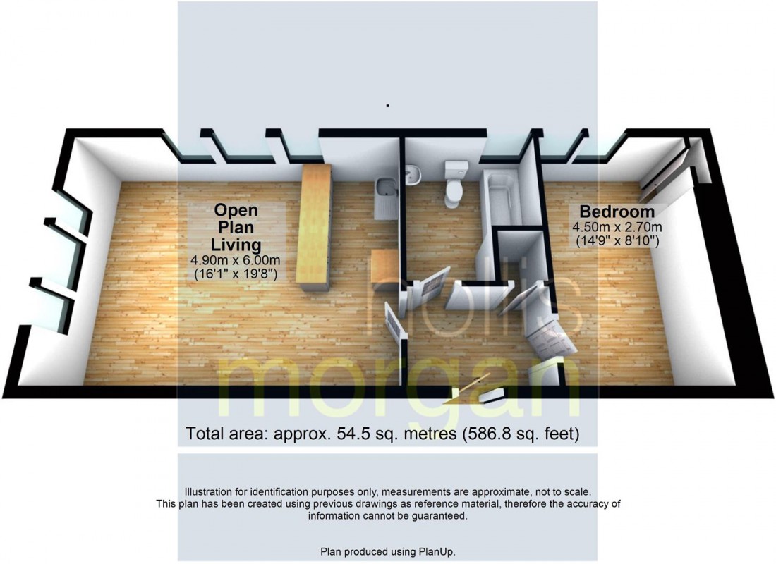 Floorplan for FLAT FOR UPDATING - BATH