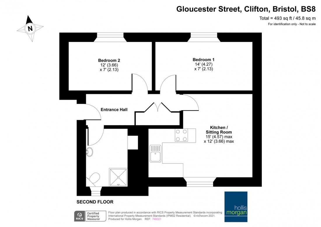 Floorplan for Gloucester Street, Clifton