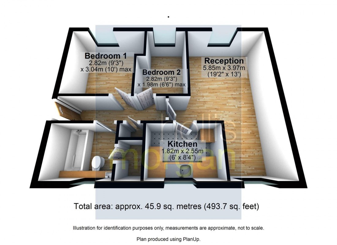 Floorplan for FLAT FOR UPDATING - REDCLIFFE