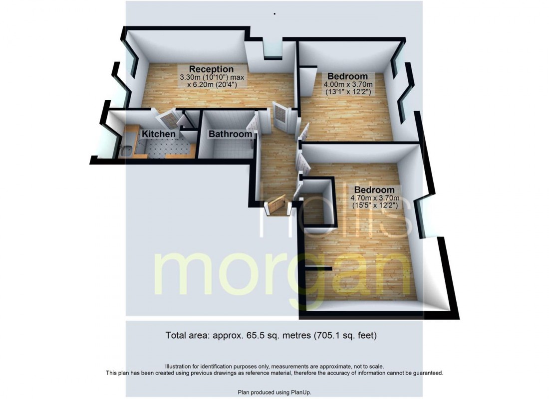 Floorplan for FLAT FOR UPDATING - HARBOURSIDE