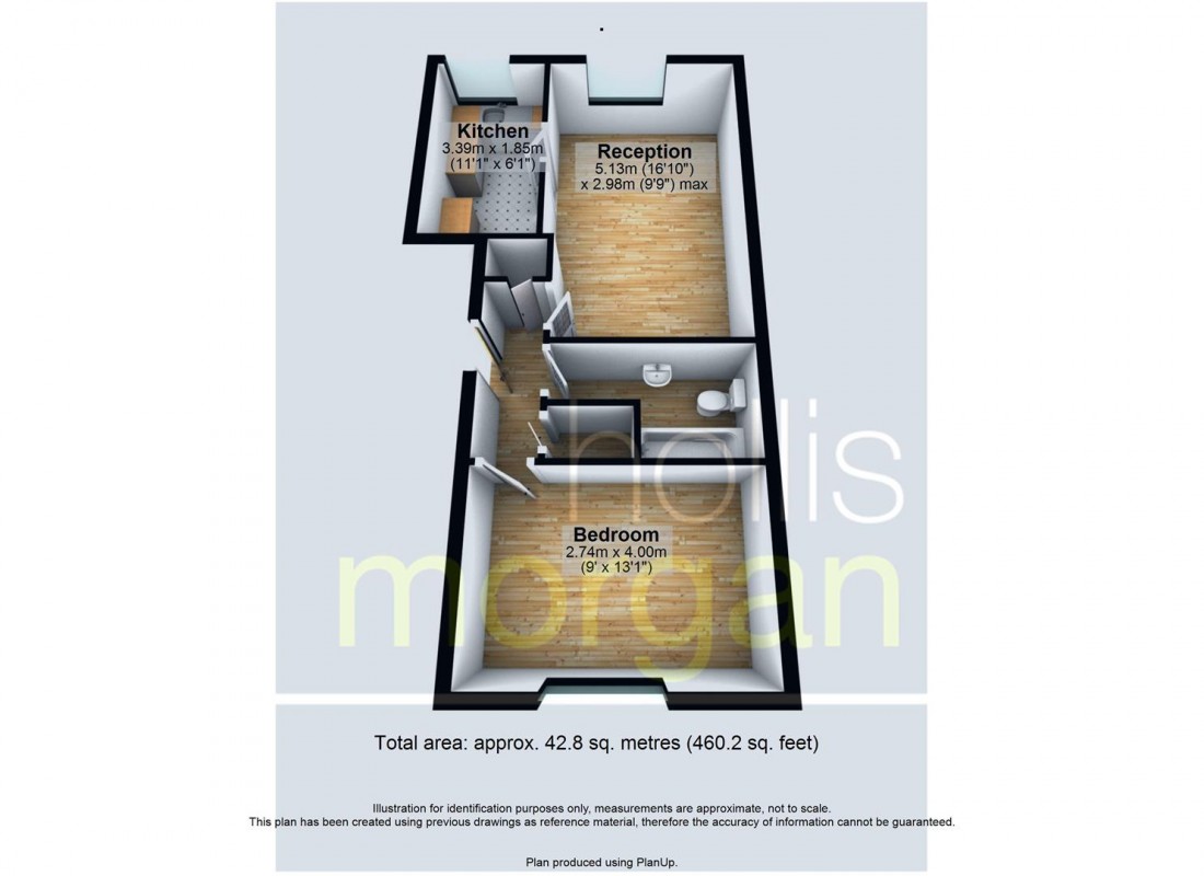 Floorplan for FLAT FOR UPDATING - PORTLAND PLACE