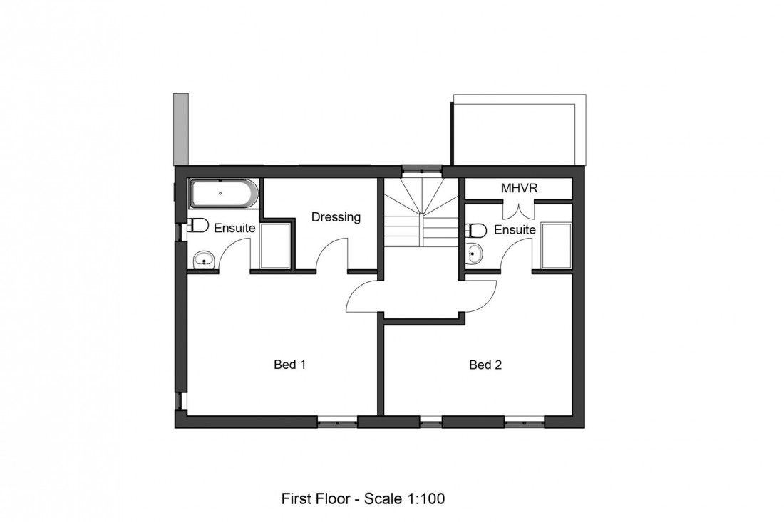 Floorplan for CLIFTON PLOT - DETACHED MEWS HOUSE