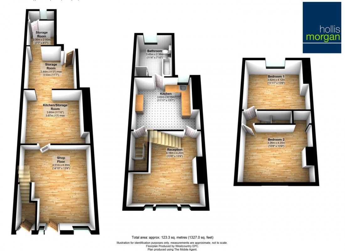 Floorplan for Church Road, St. George, Bristol