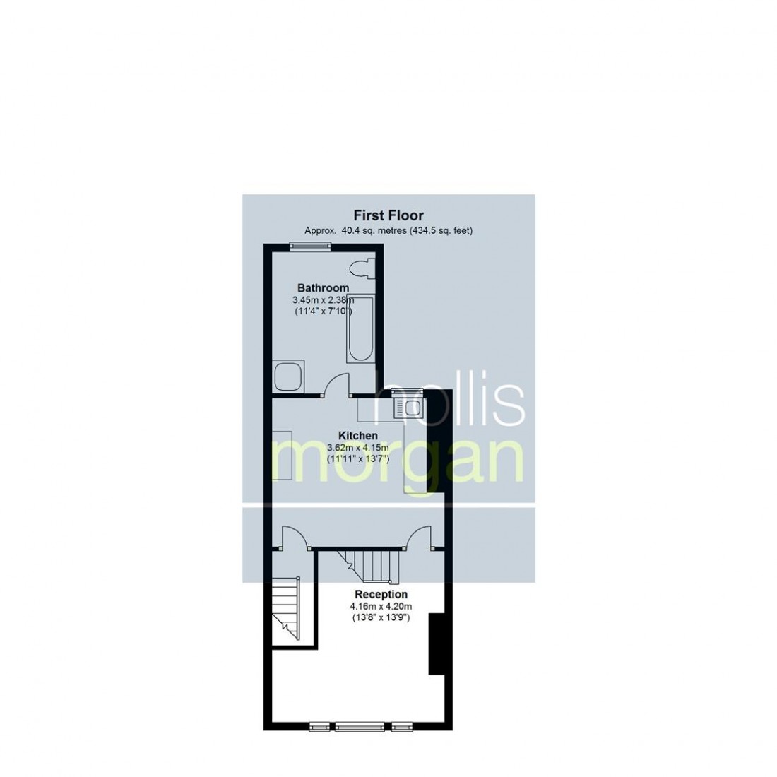 Floorplan for Church Road, St. George, Bristol