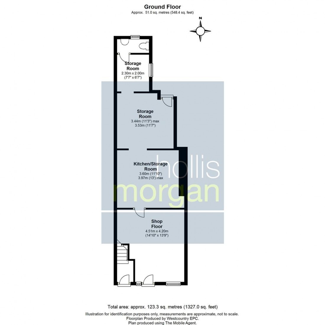 Floorplan for Church Road, St. George, Bristol