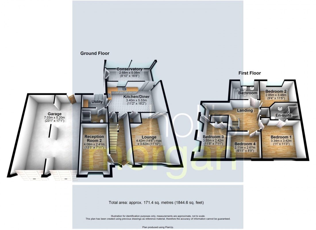 Floorplan for DETACHED HOUSE FOR UPDATING / PLANNING GRANTED