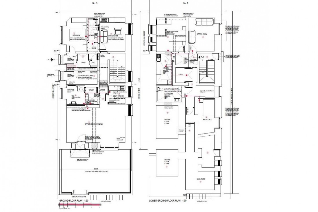 Floorplan for PLANNING GRANTED - 6 FLATS + RETAIL - GDV £1,1m