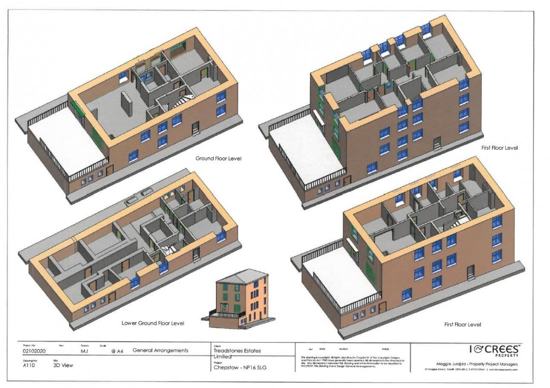 Floorplan for PLANNING GRANTED - 6 FLATS + RETAIL - GDV £1,1m