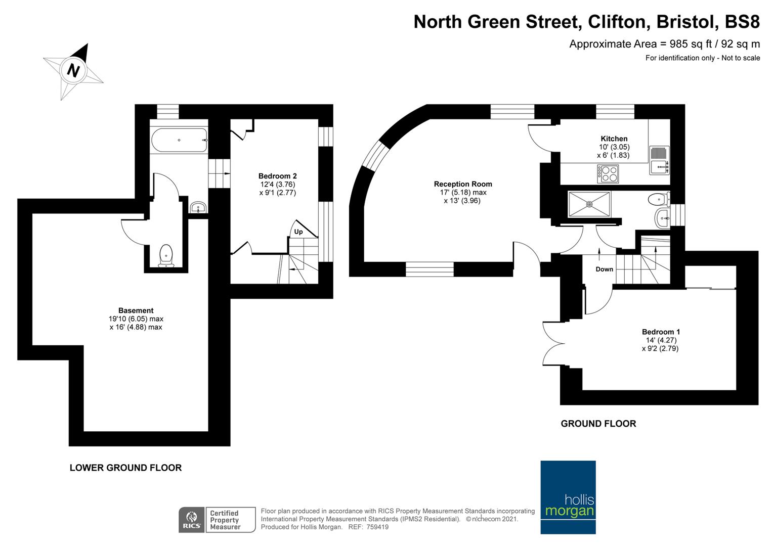 Floorplans For North Green Street, Clifton