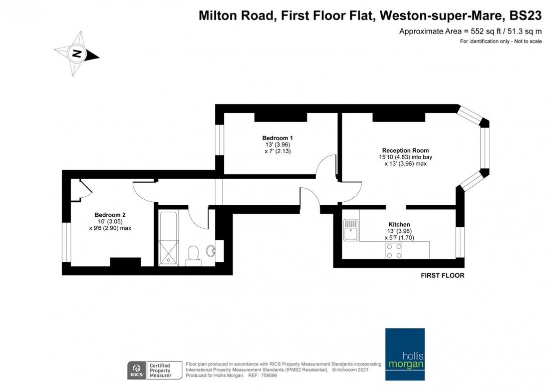 Floorplan for VACANT FLAT - WSM