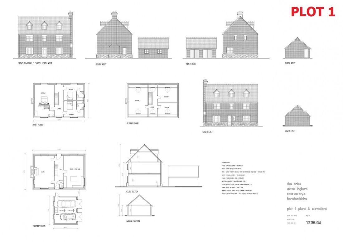 Floorplan for 3 PLOTS - EDGE OF VILLAGE