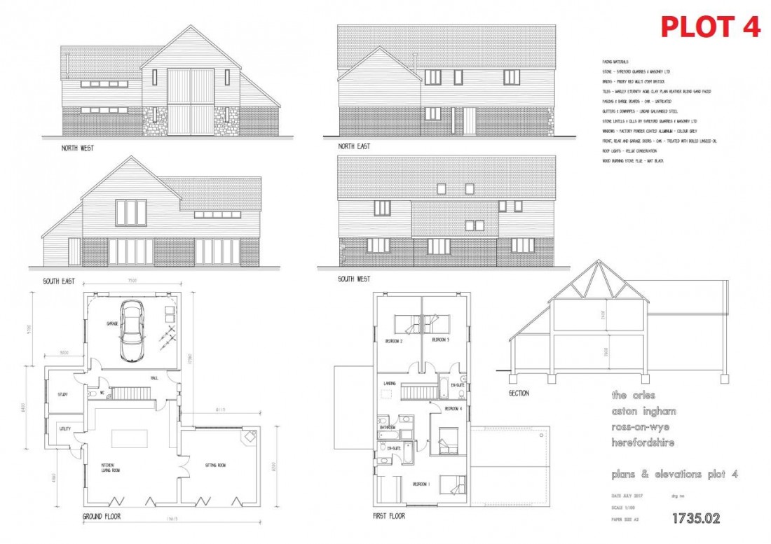 Floorplan for 3 PLOTS - EDGE OF VILLAGE